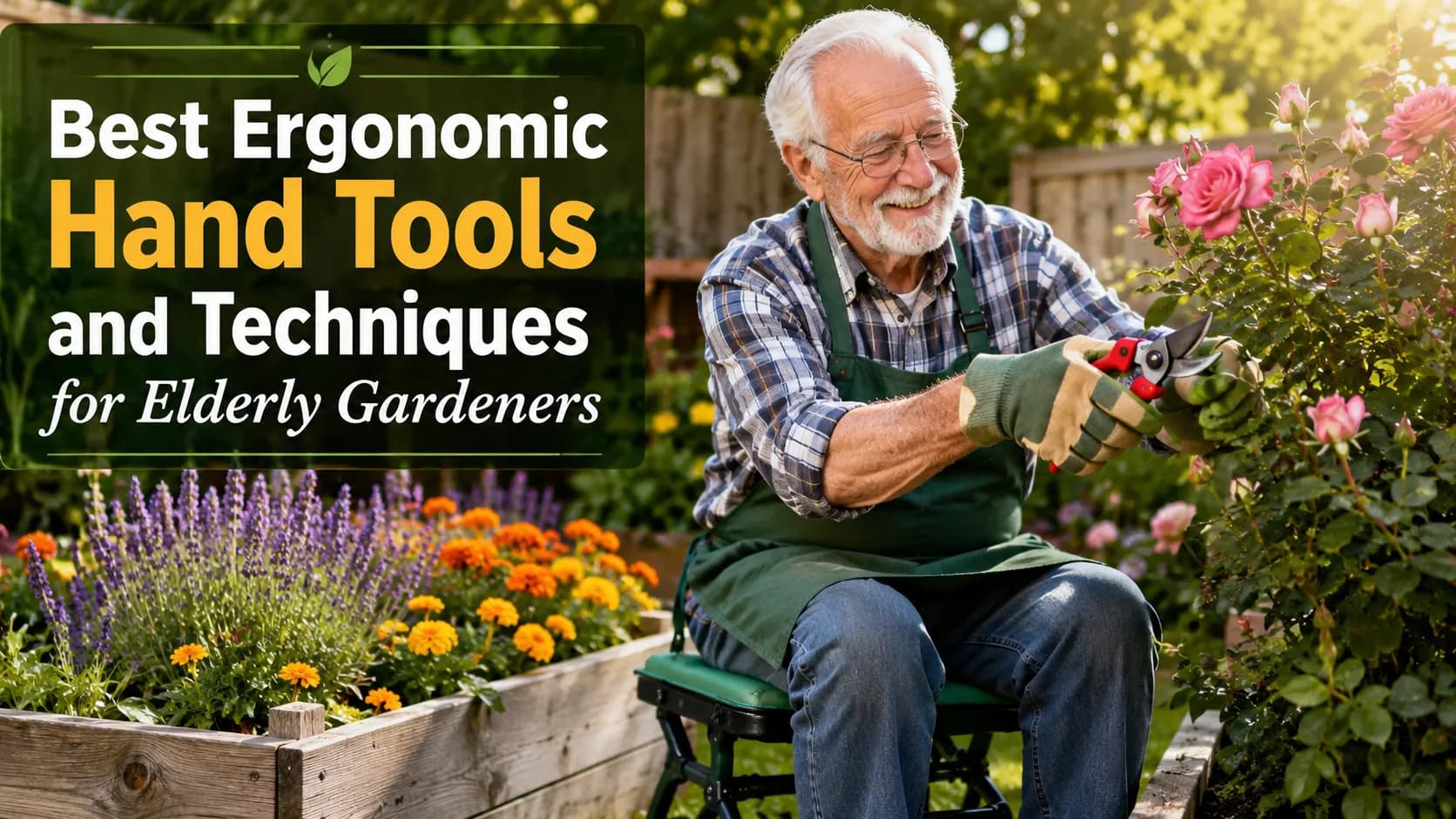 Best Ergonomic Hand Tools and Techniques for Elderly Gardeners