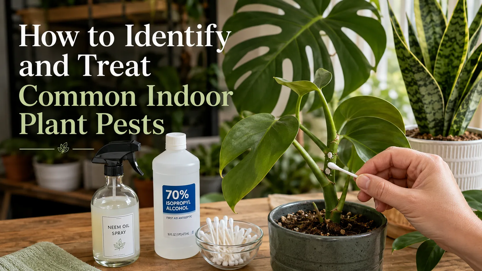 How to Identify and Treat Common Indoor Plant Pests