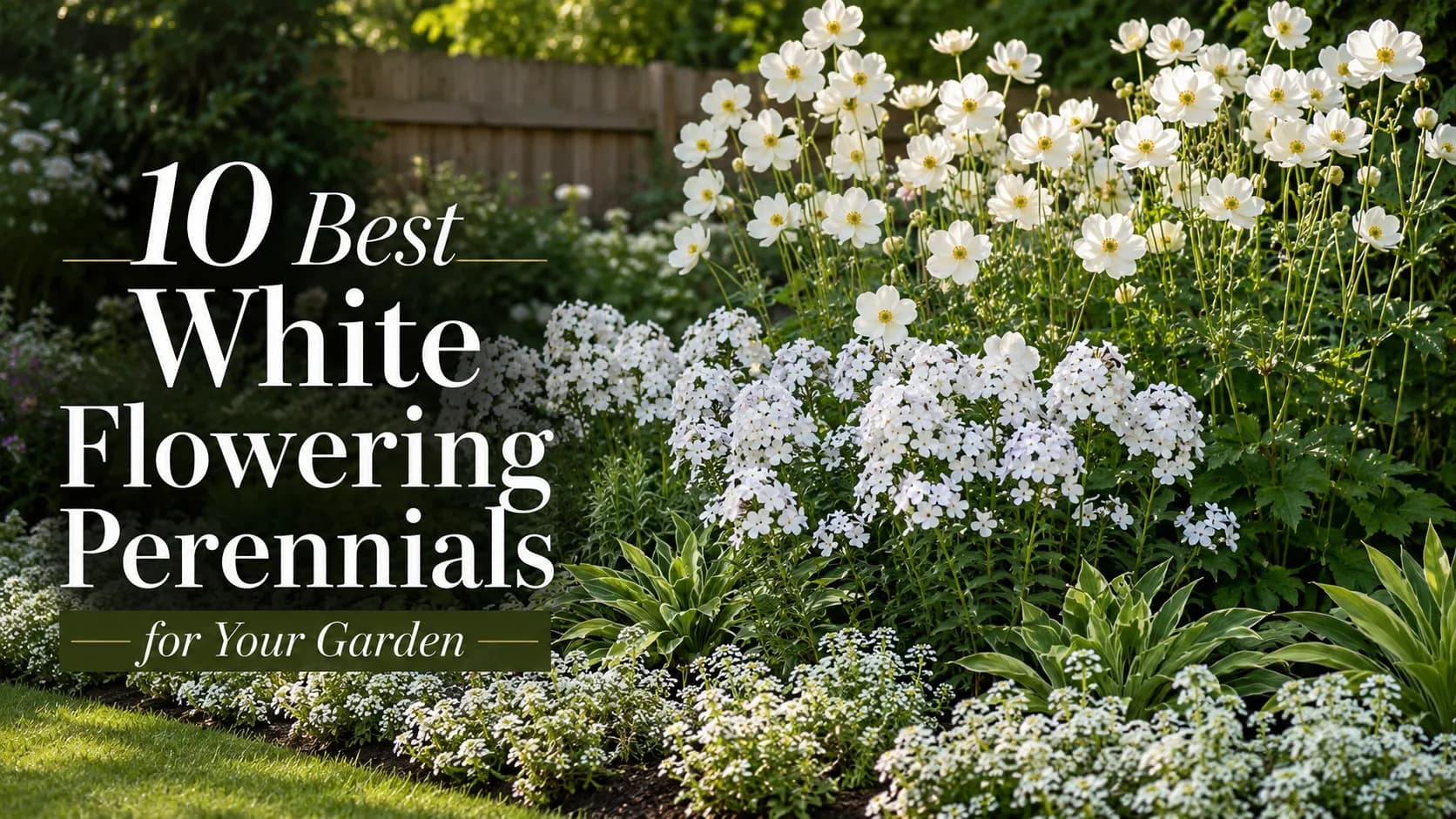 10 Best White Flowering Perennials for Your Garden