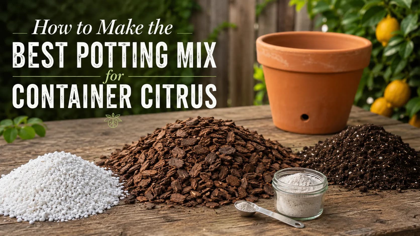 How to Make the Best Potting Mix for Container Citrus